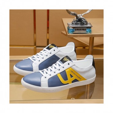 Armani 2019 Mens Leather Sneakers  - 알마니 2019 남성용 레더 스니커즈 ARMS0110,Size(240 