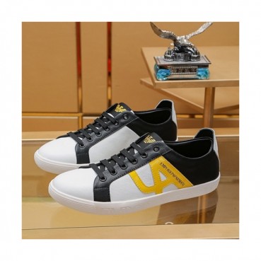 Armani 2019 Mens Leather Sneakers  - 알마니 2019 남성용 레더 스니커즈 ARMS0109,Size(240 