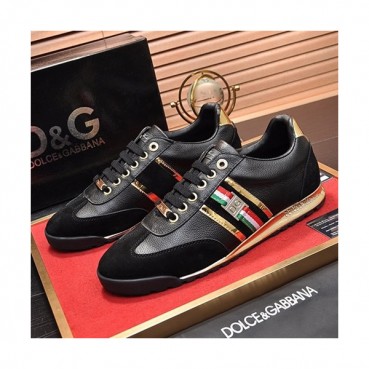 Dolce&Gabbana 2019 Mens Leather Sneakers  - 돌체앤가바나 2019  남성용 레더 스니커즈 DGS0133,Size(240 