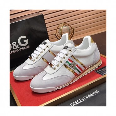 Dolce&Gabbana 2019 Mens Leather Sneakers  - 돌체앤가바나 2019  남성용 레더 스니커즈 DGS0132,Size(240 