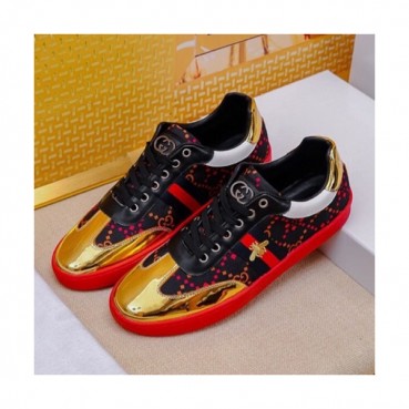 Gucci 2019 Mens Leather Sneakers - 구찌 2019 남성용 레더 스니커즈 GUCS0524,Size(240 
