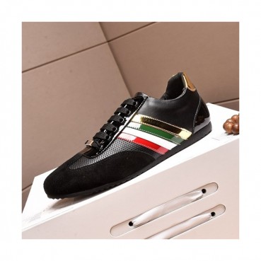 Dolce&Gabbana 2019 Mens Leather Sneakers  - 돌체앤가바나 2019  남성용 레더 스니커즈 DGS0131,Size(240 