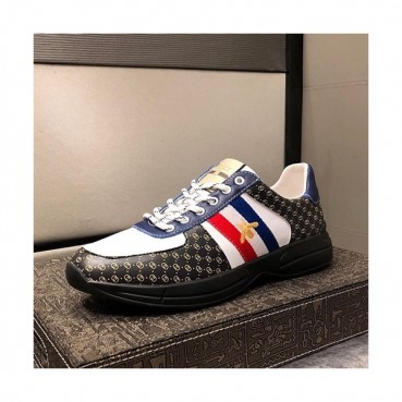 Gucci 2019 Mens Leather Sneakers - 구찌 2019 남성용 레더 스니커즈 GUCS0510,Size(240 