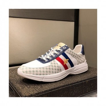 Gucci 2019 Mens Leather Sneakers - 구찌 2019 남성용 레더 스니커즈 GUCS0509,Size(240 