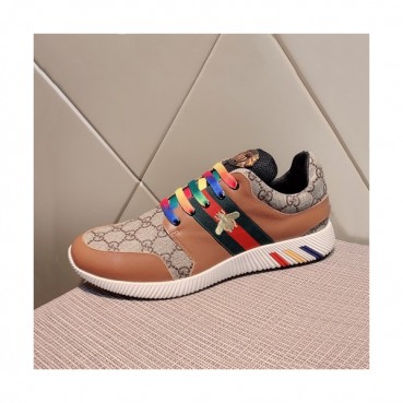 Gucci 2019 Mens Leather Sneakers - 구찌 2019 남성용 레더 스니커즈 GUCS0508,Size(240 