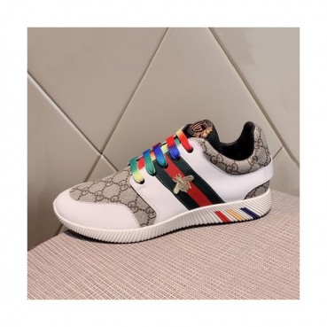 Gucci 2019 Mens Leather Sneakers - 구찌 2019 남성용 레더 스니커즈 GUCS0507,Size(240 