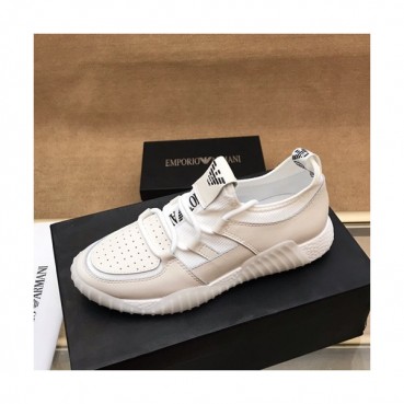 Armani 2019 Mens Leather Sneakers  - 알마니 2019 남성용 레더 스니커즈 ARMS0102,Size(240 