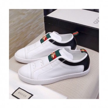 Gucci 2019 Mens Leather Sneakers - 구찌 2019 남성용 레더 스니커즈 GUCS0499,Size(240 