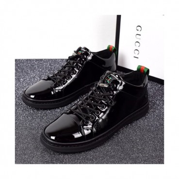 Gucci 2019 Mens Leather Sneakers - 구찌 2019 남성용 레더 스니커즈 GUCS0492,Size(240 