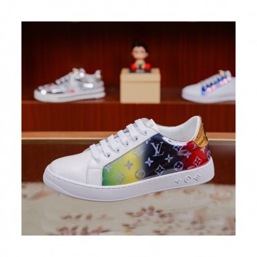 Louis Vuitton 2019 Mens Leather Sneakers - 루이비통 2019 남성용 레더 스니커즈 LOUS0390,Size(240 