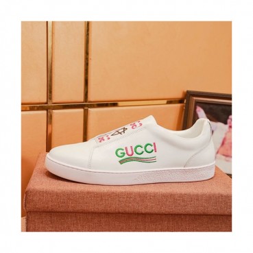 Gucci 2019 Mens Leather Sneakers - 구찌 2019 남성용 레더 스니커즈 GUCS0488,Size(240 