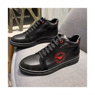Armani 2019 Mens Leather Sneakers  - 알마니 2019 남성용 레더 스니커즈 ARMS0092,Size(240 
