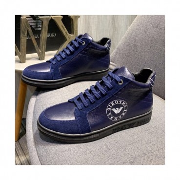 Armani 2019 Mens Leather Sneakers  - 알마니 2019 남성용 레더 스니커즈 ARMS0091,Size(240 