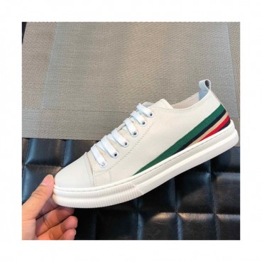 Gucci 2019 Mens Leather Sneakers - 구찌 2019 남성용 레더 스니커즈 GUCS0472,Size(240 