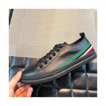 Gucci 2019 Mens Leather Sneakers - 구찌 2019 남성용 레더 스니커즈 GUCS0471,Size(240 