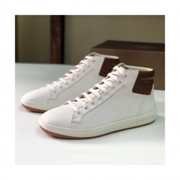 [매장판]Berluti 2019 Mens Leather Sneakers -  벨루티 2019 남성용 레더 스니커즈 BERTS0051.Size(245 
