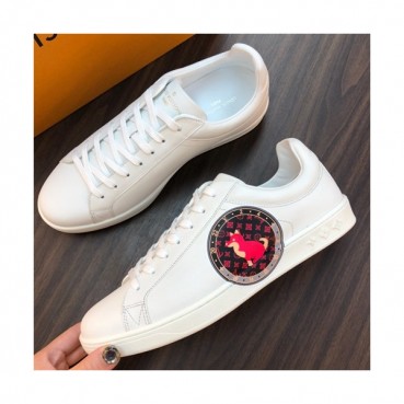 Louis Vuitton 2019 Mens Leather Sneakers - 루이비통 2019 남성용 레더 스니커즈 LOUS0377,Size(240 