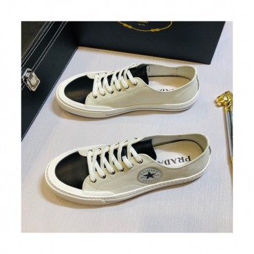 Prada 2019 Mens Leather Sneakers - 프라다 2019 남성용 레더 스니커즈,PRAS00210,Size(240 