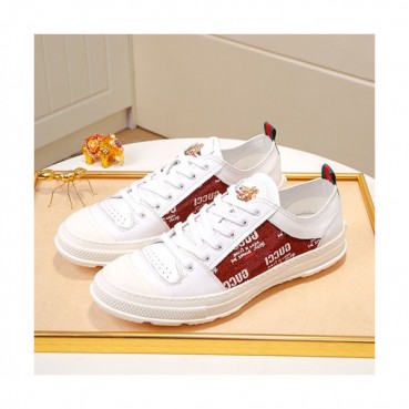 Gucci 2019 Mens Leather Sneakers - 구찌 2019 남성용 레더 스니커즈 GUCS0454,Size(240 