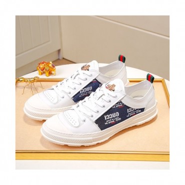 Gucci 2019 Mens Leather Sneakers - 구찌 2019 남성용 레더 스니커즈 GUCS0453,Size(240 
