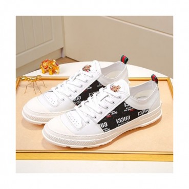 Gucci 2019 Mens Leather Sneakers - 구찌 2019 남성용 레더 스니커즈 GUCS0452,Size(240 