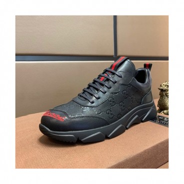 Gucci 2019 Mens Leather Sneakers - 구찌 2019 남성용 레더 스니커즈 GUCS0445,Size(240 