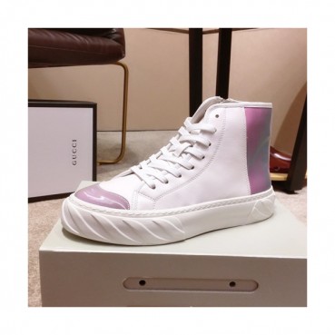 Gucci 2019 Mens Leather Sneakers - 구찌 2019 남성용 레더 스니커즈 GUCS0442,Size(240 
