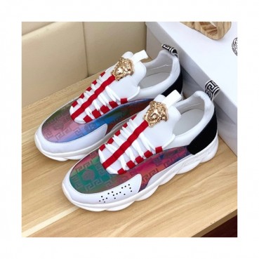 Versace 2019 Mens Leather Sneakers - 베르사체 2019 남성용 레더 스니커즈 VERS0129,Size (240 