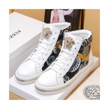 Versace 2019 Mens Leather Sneakers - 베르사체 2019 남성용 레더 스니커즈 VERS0123,Size (240 