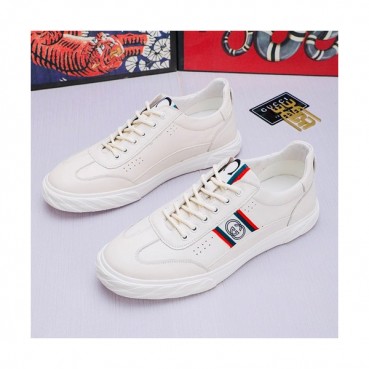 Gucci 2019 Mens Leather Sneakers - 구찌 2019 남성용 레더 스니커즈 GUCS0437,Size(240 