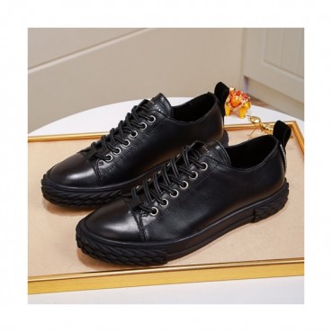 Giuseppe Zanoti 2019 Mens Leather Sneakers - 쥬세페자노티 2019 남성용 레더 스니커즈 GZS0036,Size(240 