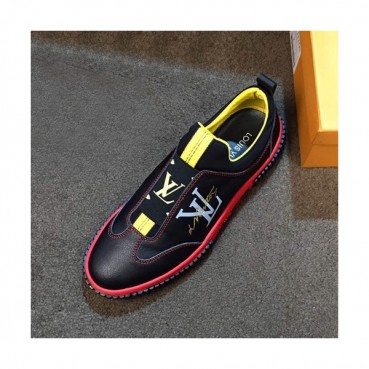 Louis Vuitton 2019 Mens Leather Sneakers - 루이비통 2019 남성용 레더 스니커즈 LOUS0355.Size(240 
