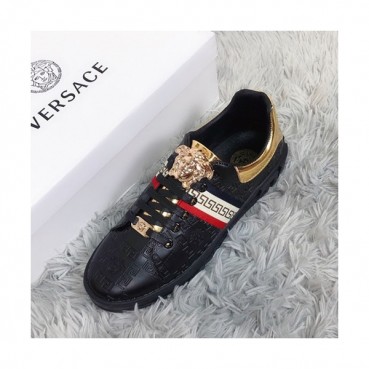 Versace 2019 Mens Leather Sneakers - 베르사체 2019 남성용 레더 스니커즈 VERS0118.Size (240 