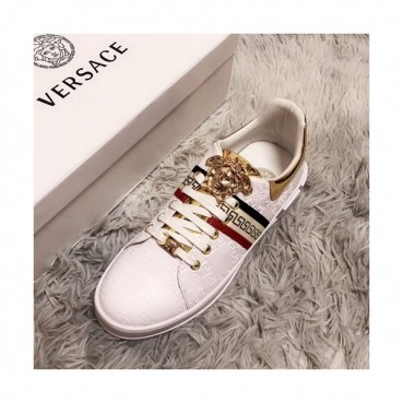 Versace 2019 Mens Leather Sneakers - 베르사체 2019 남성용 레더 스니커즈 VERS0117.Size (240 