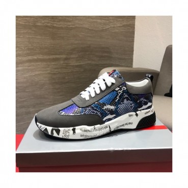 Prada 2019 Mens Leather Sneakers - 프라다 2019 남성용 레더 스니커즈,PRAS00209,Size(240 