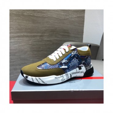 Prada 2019 Mens Leather Sneakers - 프라다 2019 남성용 레더 스니커즈,PRAS00207,Size(240 
