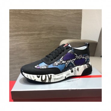 Prada 2019 Mens Leather Sneakers - 프라다 2019 남성용 레더 스니커즈,PRAS00206,Size(240 