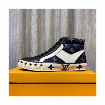 Louis Vuitton 2019 Mens Denim Sneakers - 루이비통 2019 남성용 데님 스니커즈 LOUS0353.Size(240 