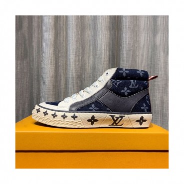 Louis Vuitton 2019 Mens Denim Sneakers - 루이비통 2019 남성용 데님 스니커즈 LOUS0352.Size(240 