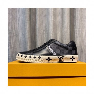 Louis Vuitton 2019 Mens Leather Sneakers - 루이비통 2019 남성용 레더 스니커즈 LOUS0350.Size(240 