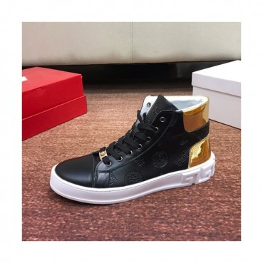 Versace 2019 Mens Leather Sneakers - 베르사체 2019 남성용 레더 스니커즈 VERS0110.Size (240 