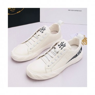 Prada 2019 Mens Leather Sneakers - 프라다 2019 남성용 레더 스니커즈,PRAS00203,Size(240 