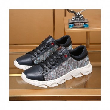 Louis Vuitton 2019 Mens Leather Sneakers - 루이비통 2019 남성용 레더 스니커즈 LOUS0341.Size(240 