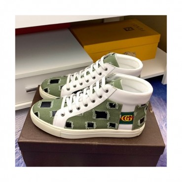 Gucci 2019 Mens Leather & Denim Sneakers - 구찌 2019 남성용 레더 & 데님 스니커즈 GUCS0416,Size(240 
