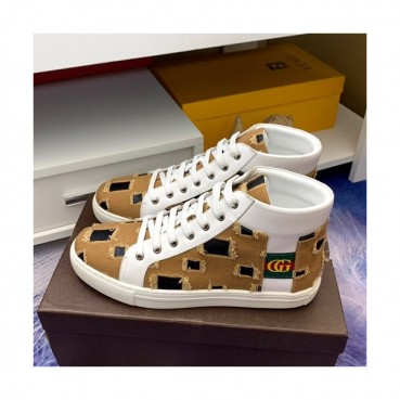 Gucci 2019 Mens Leather & Denim Sneakers - 구찌 2019 남성용 레더 & 데님 스니커즈 GUCS0415,Size(240 