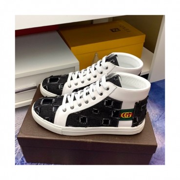 Gucci 2019 Mens Leather & Denim Sneakers - 구찌 2019 남성용 레더 & 데님 스니커즈 GUCS0414,Size(240 