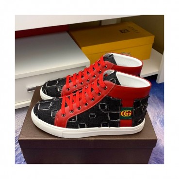 Gucci 2019 Mens Leather & Denim Sneakers - 구찌 2019 남성용 레더 & 데님 스니커즈 GUCS0413,Size(240 