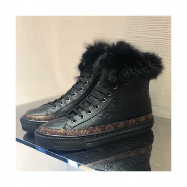 Louis Vuitton 2019 Ladies Leather Sneakers - 루이비통 2019 여성용 레더 스니커즈 LOUS0337.Size(225 