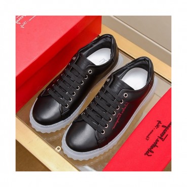 Ferragamo 2019 Mens Leather Sneakers - 페라가모 2019 남성용 레더 스니커즈, FGMS00105,Size(240 