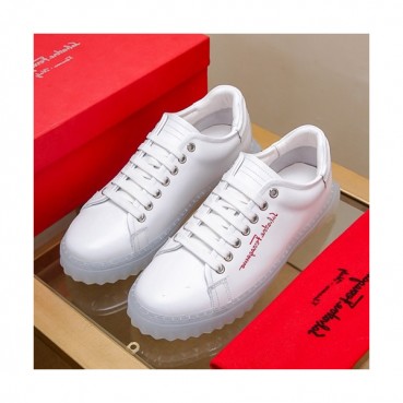 Ferragamo 2019 Mens Leather Sneakers - 페라가모 2019 남성용 레더 스니커즈, FGMS00104,Size(240 